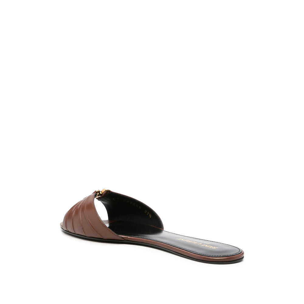 Saint Laurent Brown Shoes Women SAINT LAURENT