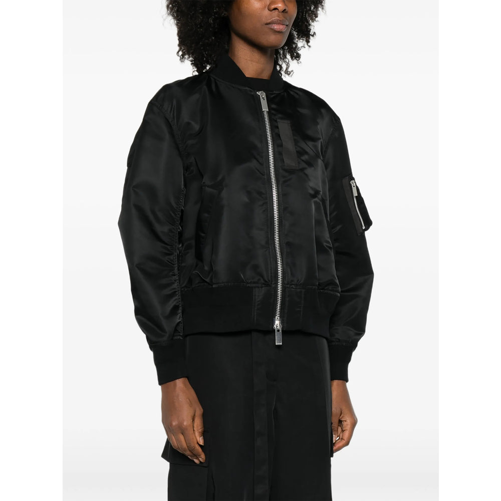 Sacai Black Jackets - Bomber Jackets Women SACAI