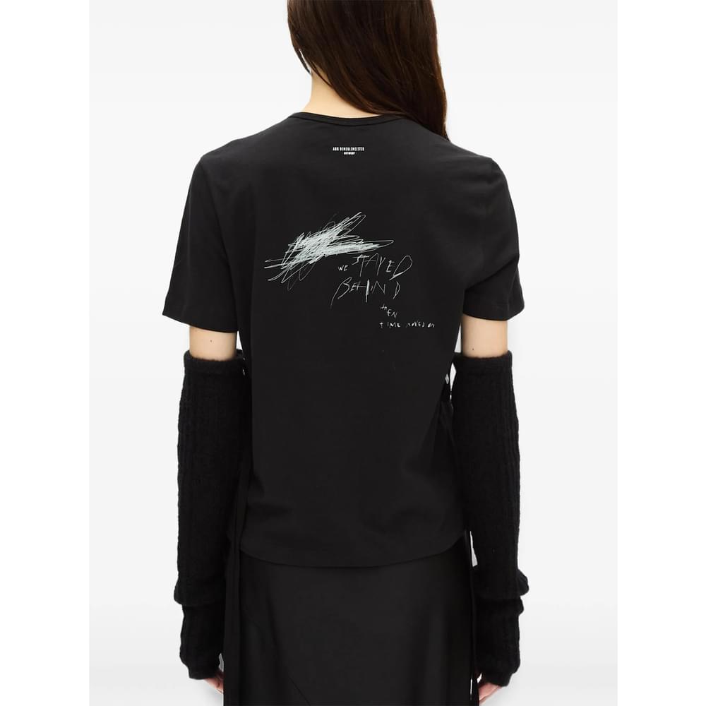 Ann Demeulemeester Black Gloves Women ANN DEMEULEMEESTER