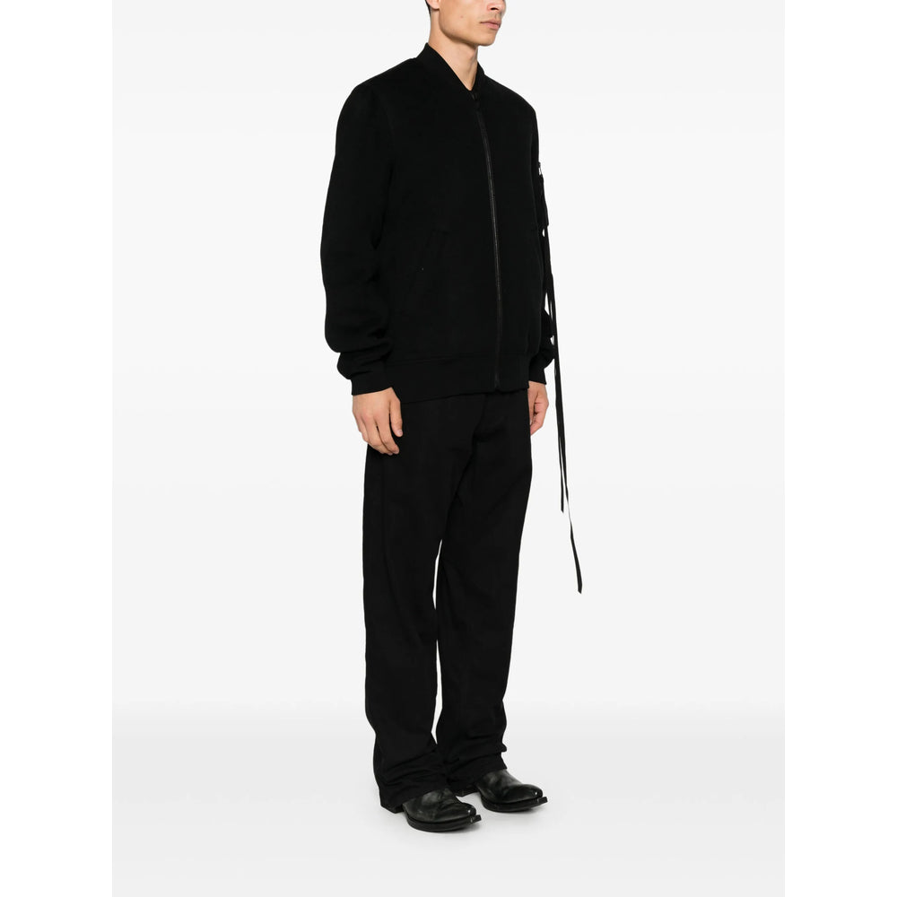 Ann Demeulemeester Black Jackets - Bomber Jackets Men ANN DEMEULEMEESTER