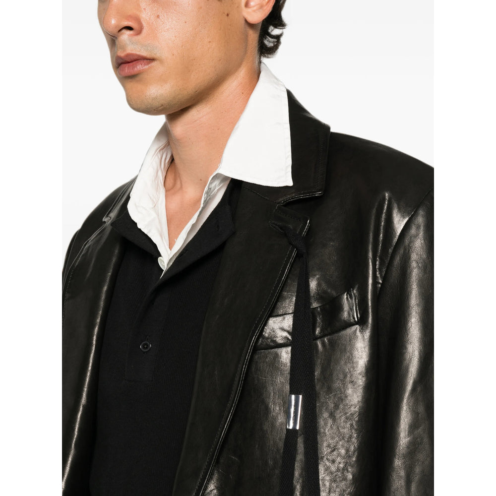 Ann Demeulemeester Black Jackets Men