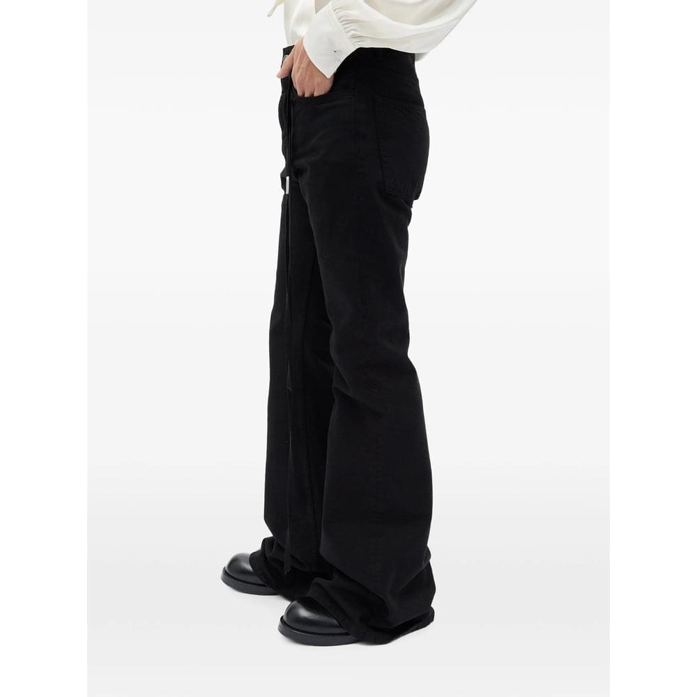 Ann Demeulemeester Black Denim - Bootcut Jeans Men ANN DEMEULEMEESTER