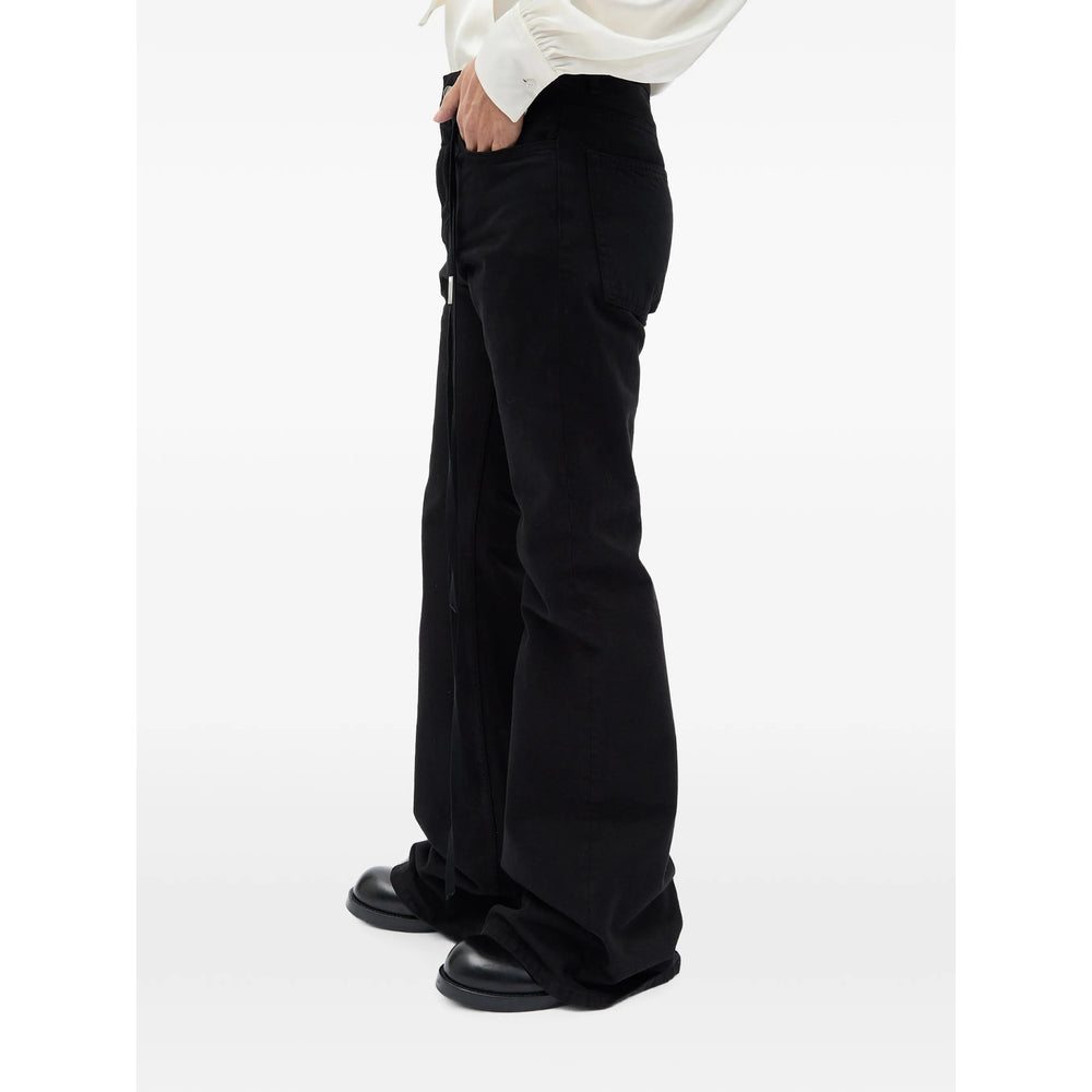 Ann Demeulemeester Black Denim - Bootcut Jeans Men