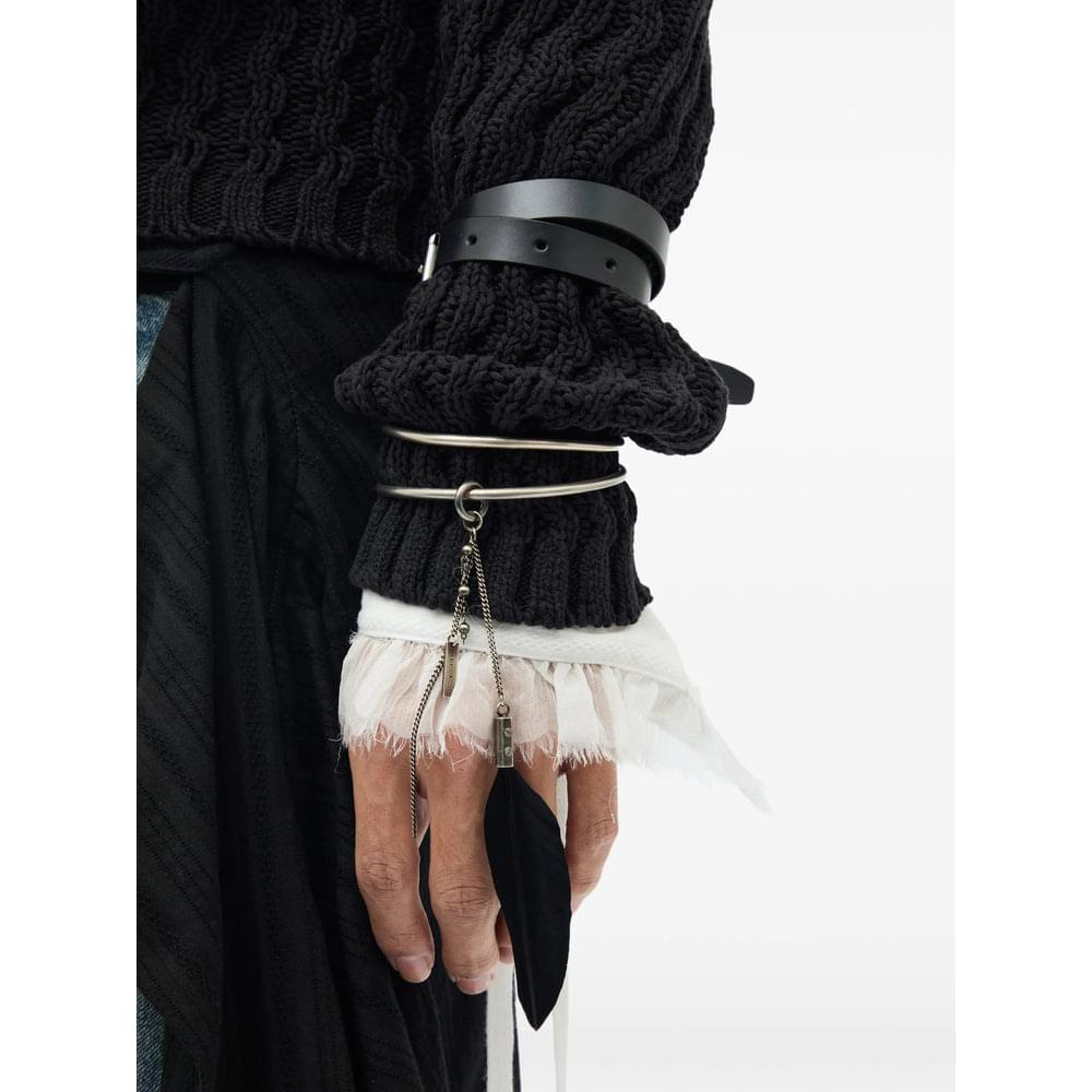 Ann Demeulemeester Black Sweaters & Knitwear - Jumpers Men ANN DEMEULEMEESTER