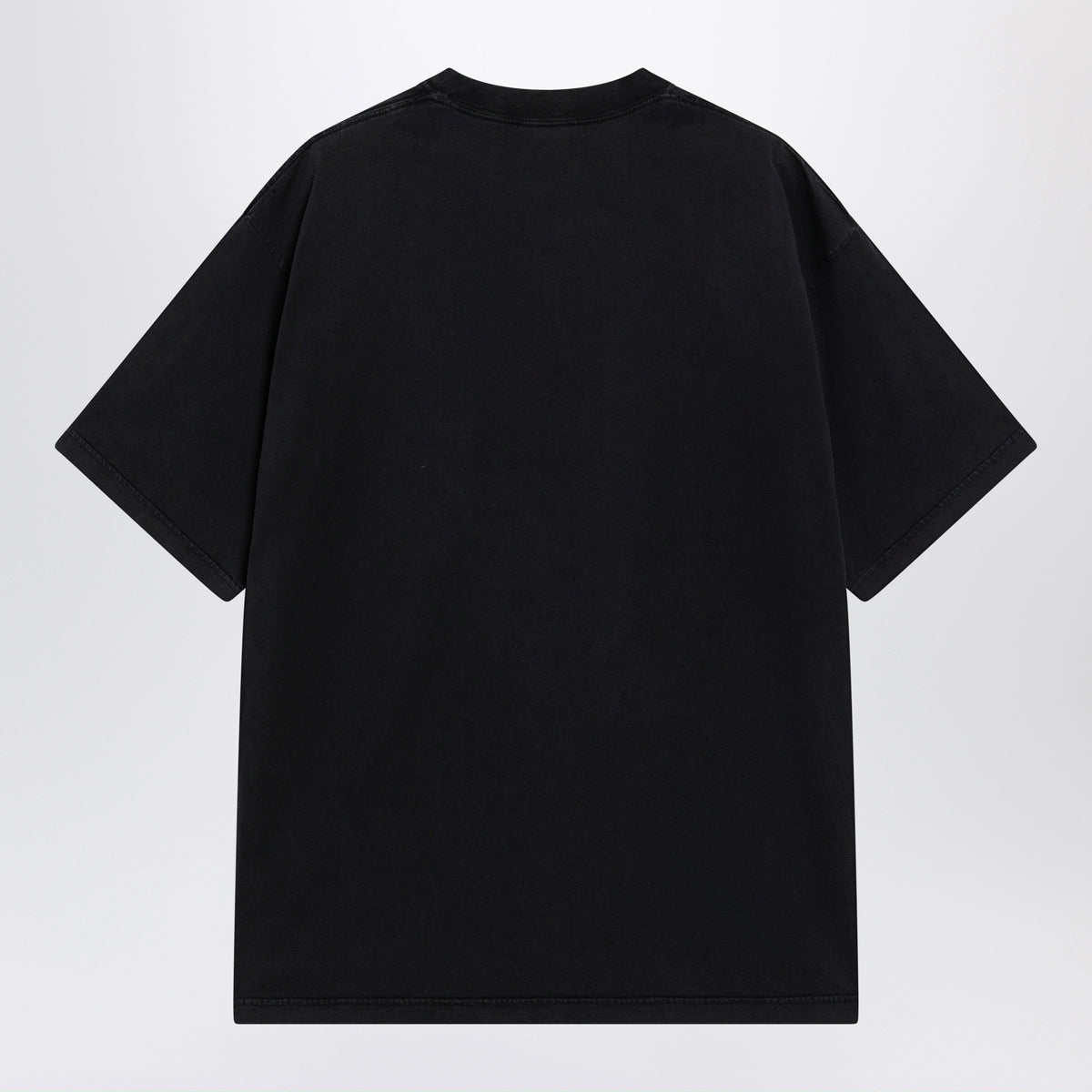Balenciaga The Address Menâ€S Regular-Fit T-Shirt In Faded Black Cotton Men BALENCIAGA