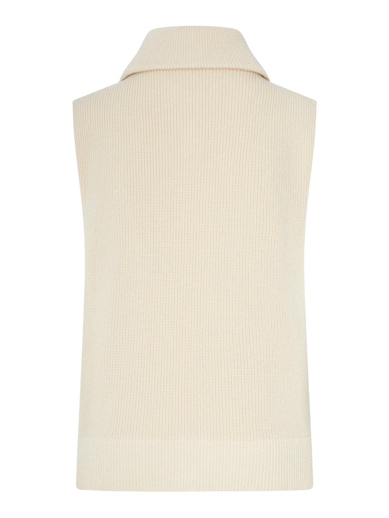 Maison Margiela Women Ribbed Knit Zip-Up Vest MAISON MARGIELA