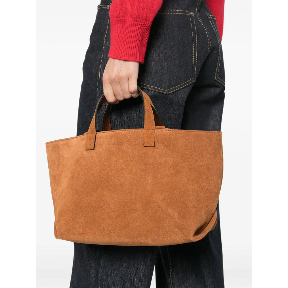 A.P.C. Brown Tote Bags Women A.P.C.