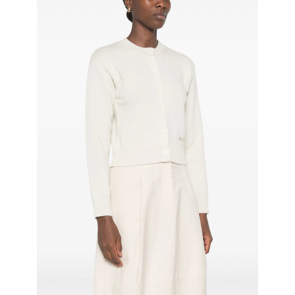 A.P.C. Neutrals Knitwear - Cardigans Women A.P.C.