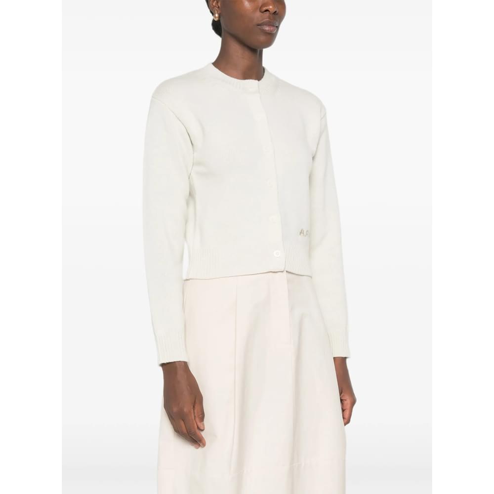 A.P.C. Neutrals Knitwear - Cardigans Women A.P.C.