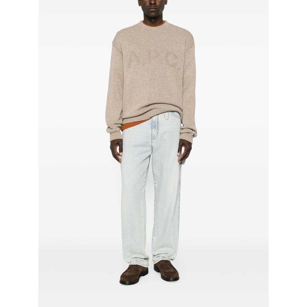 A.P.C. Neutrals Sweaters & Knitwear - Jumpers Men A.P.C.