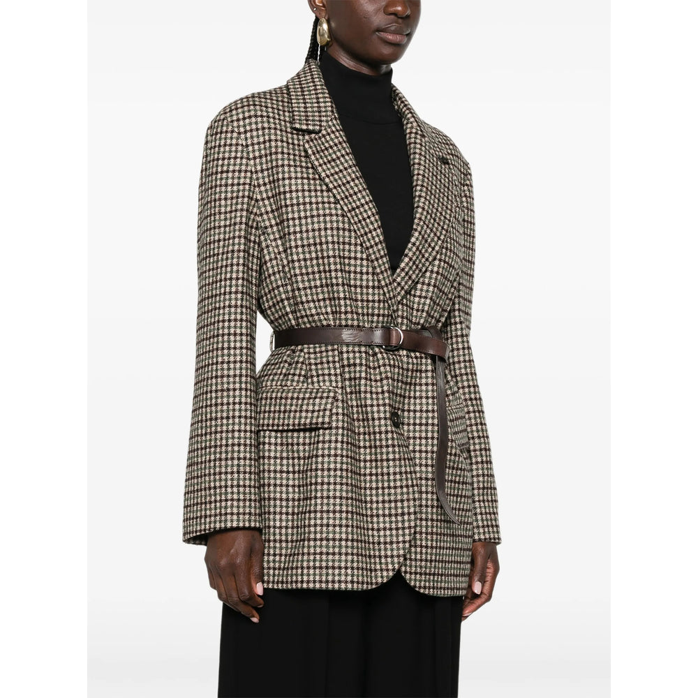 Brunello Cucinelli Neutrals Jackets - Blazers Women BRUNELLO CUCINELLI