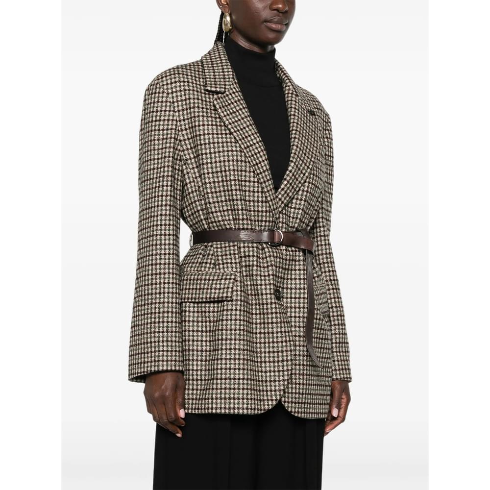 Brunello Cucinelli Neutrals Jackets - Blazers Women BRUNELLO CUCINELLI