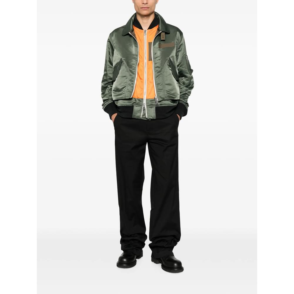 Sacai Green Jackets - Bomber Jackets Men SACAI