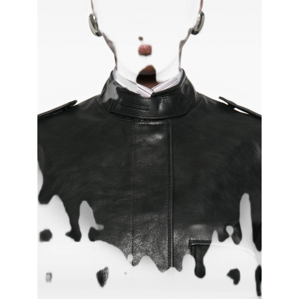 Tom Ford Black Jackets - Leather Jackets Women TOM FORD