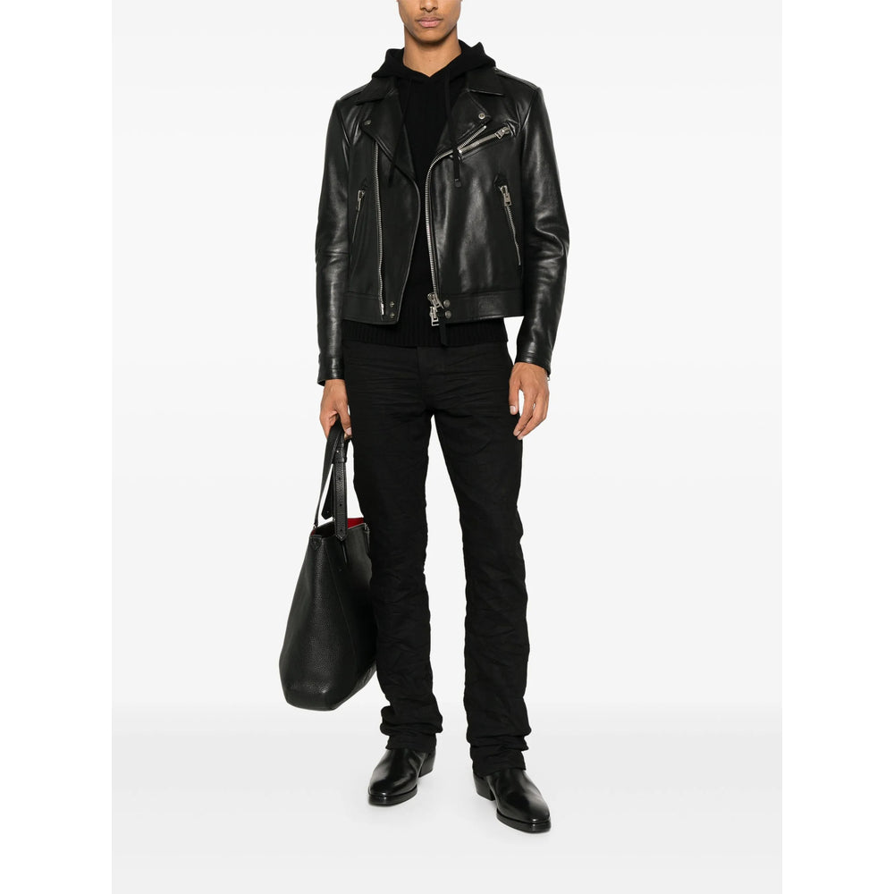 Tom Ford Black Sweaters & Knitwear - Hoodies Men TOM FORD