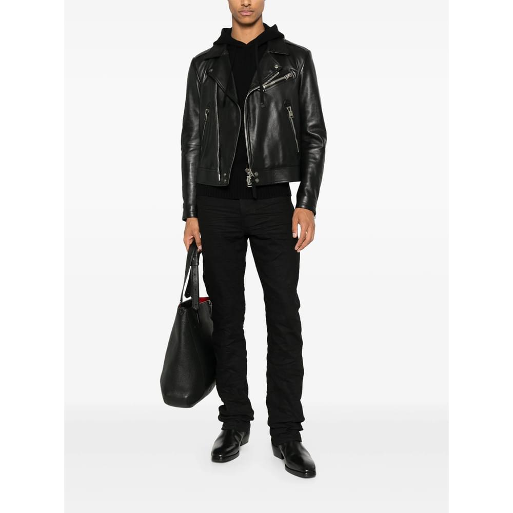 Tom Ford Black Sweaters & Knitwear - Hoodies Men TOM FORD