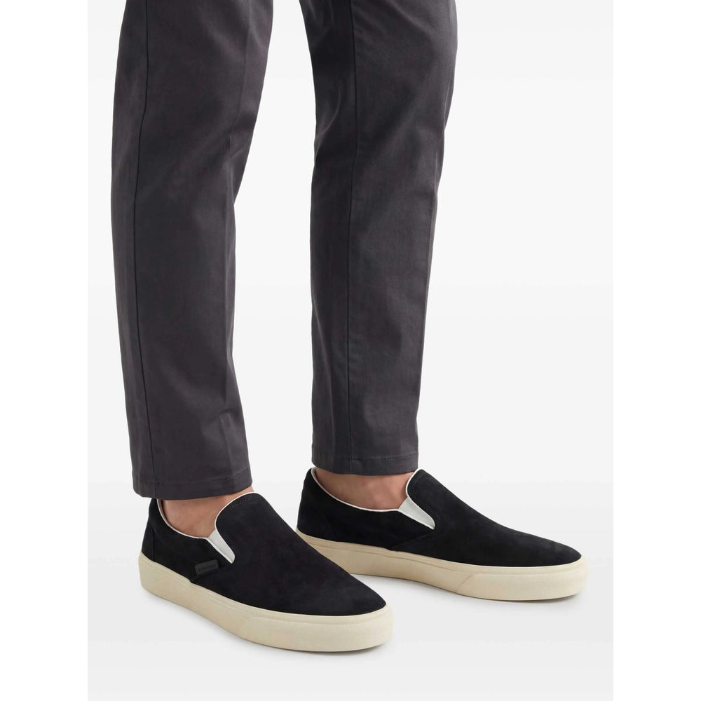 Tom Ford Black Trainers - Slip-Ons Men TOM FORD