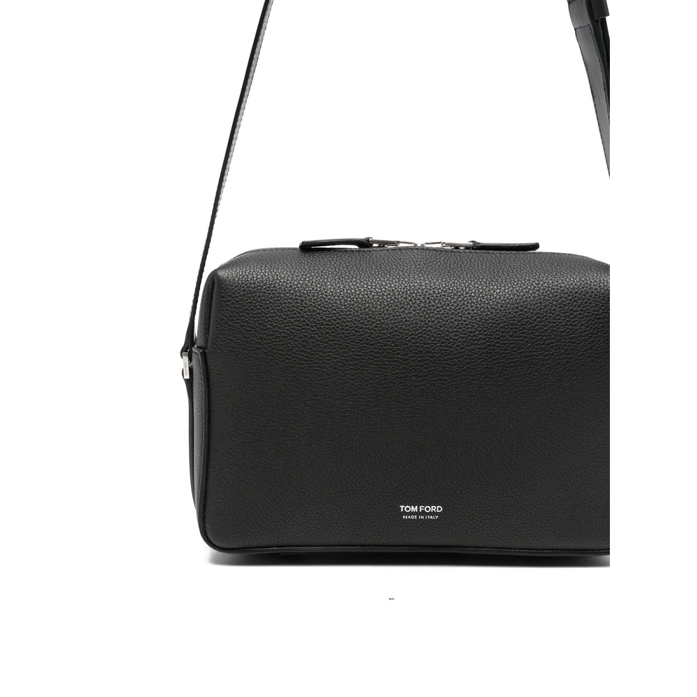Tom Ford Black Messenger Bags Men TOM FORD