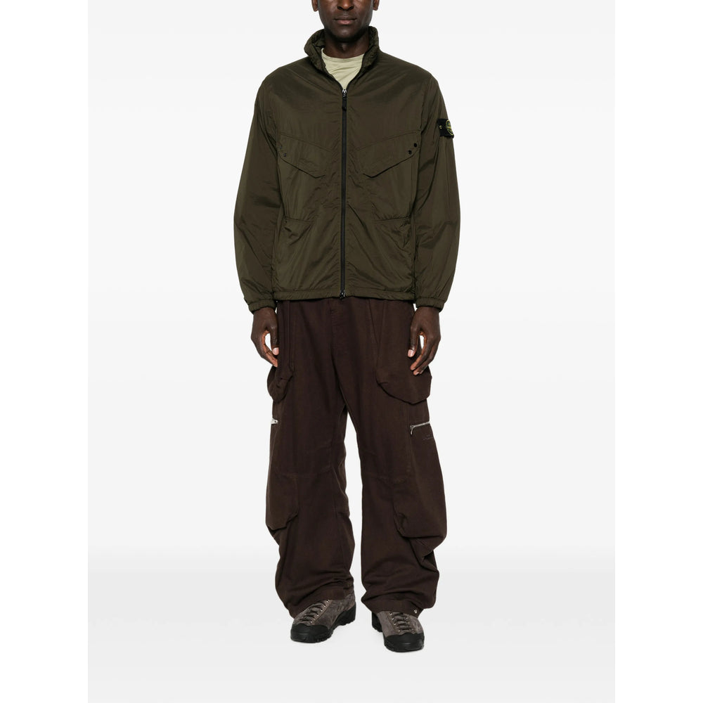 Stone Island Green Jackets - Military Jackets Men STONE ISLAND