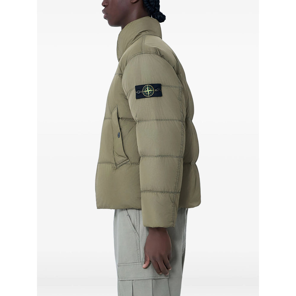 Stone Island Green Jackets - Padded & Down Jackets Men STONE ISLAND