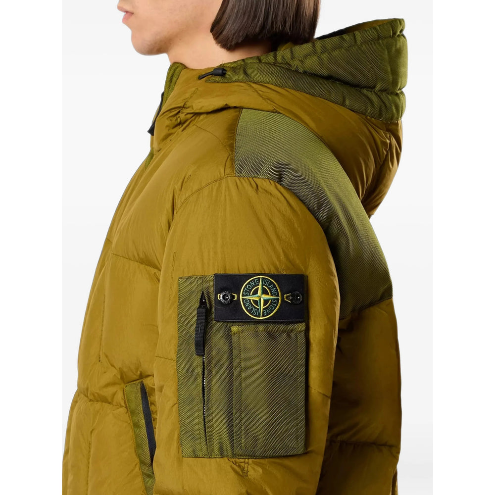 Stone Island Green Jackets - Padded & Down Jackets Men STONE ISLAND