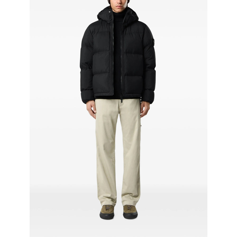 Stone Island Black Jackets - Padded & Down Jackets Men STONE ISLAND