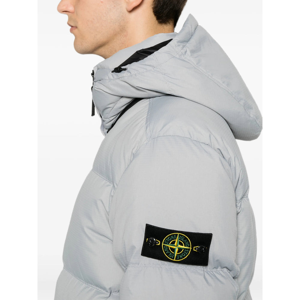 Stone Island Grey Jackets - Padded & Down Jackets Men STONE ISLAND