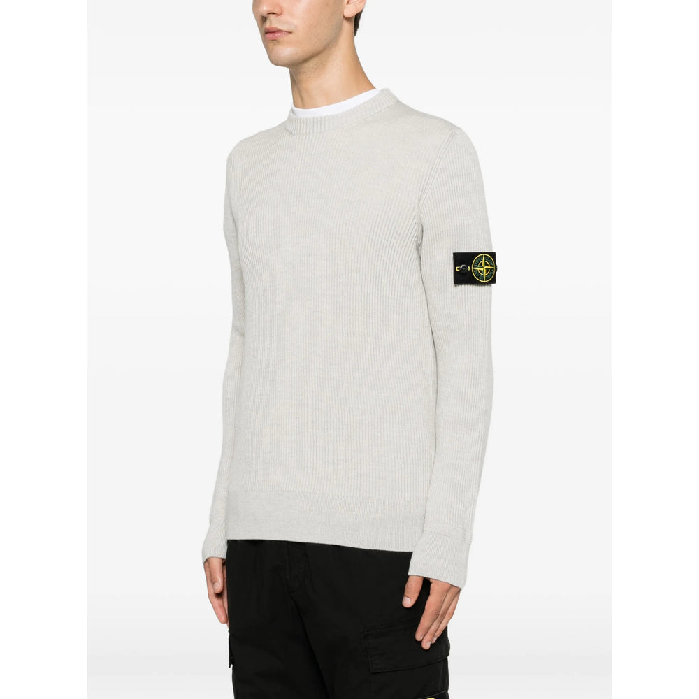Stone Island Grey Sweaters & Knitwear - Jumpers Men STONE ISLAND