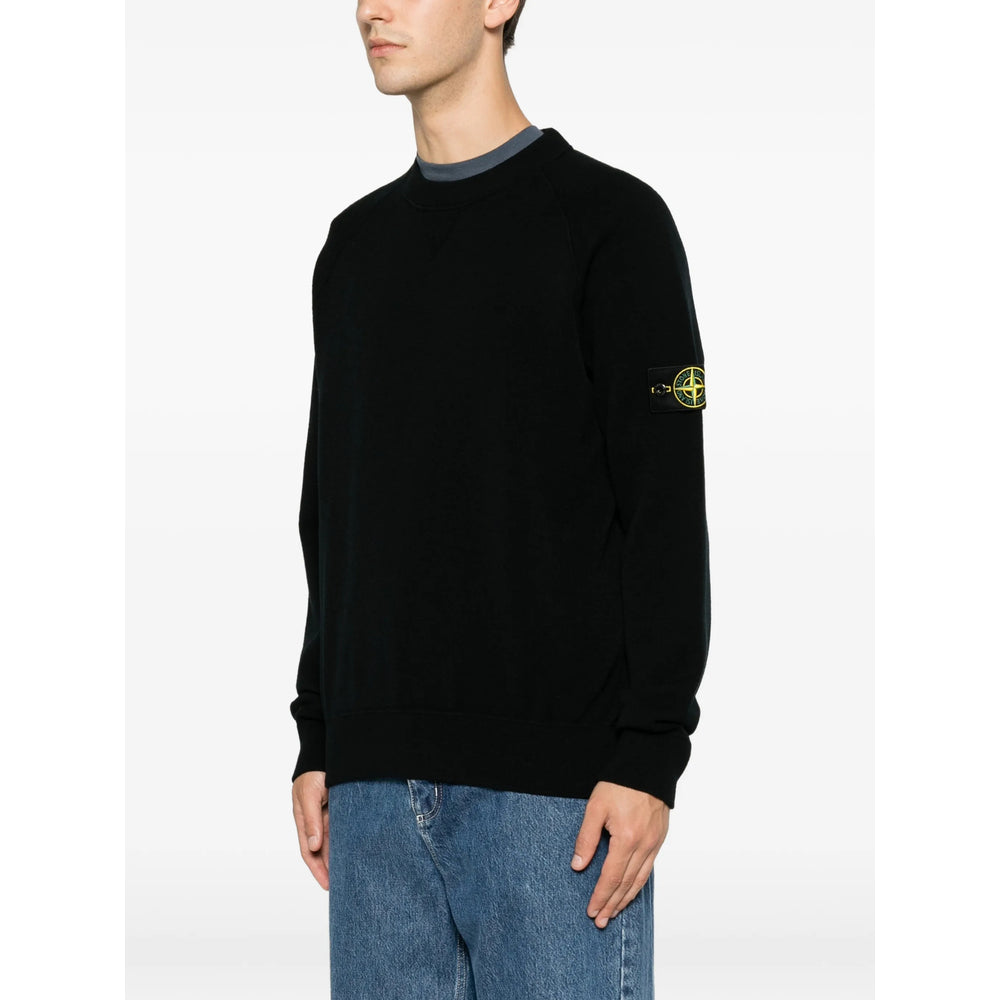 Stone Island Black Sweaters & Knitwear - Jumpers Men STONE ISLAND