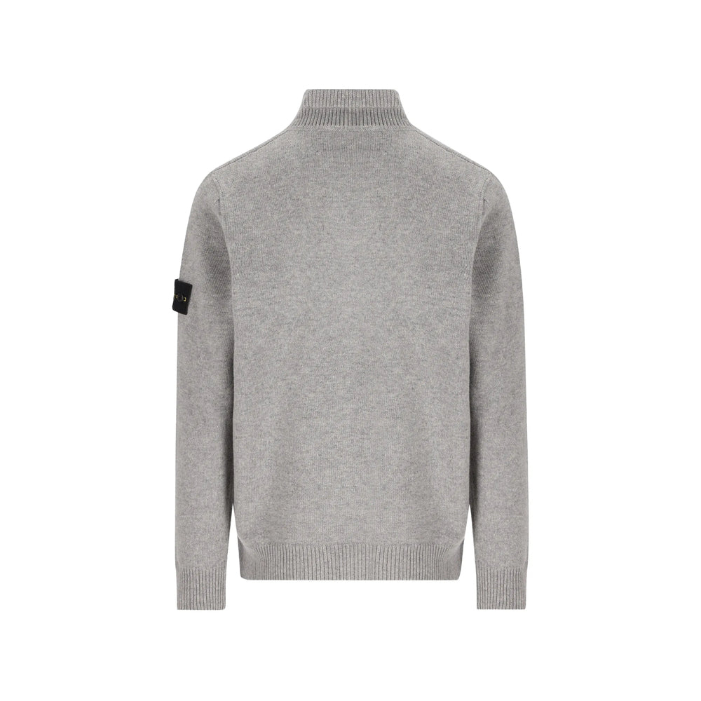 Stone Island Grey Sweaters & Knitwear - Jumpers Men STONE ISLAND