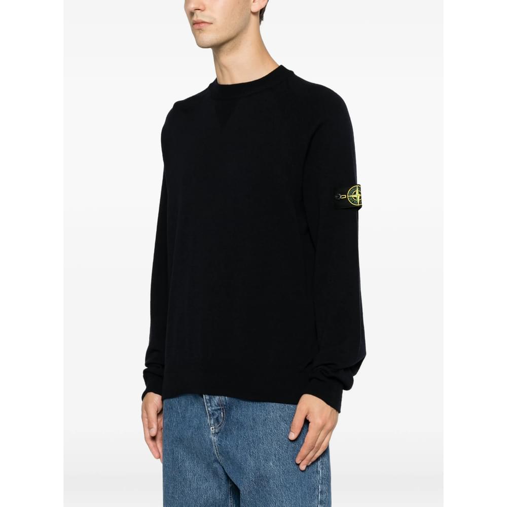 Stone Island Black Sweaters & Knitwear - Jumpers Men STONE ISLAND
