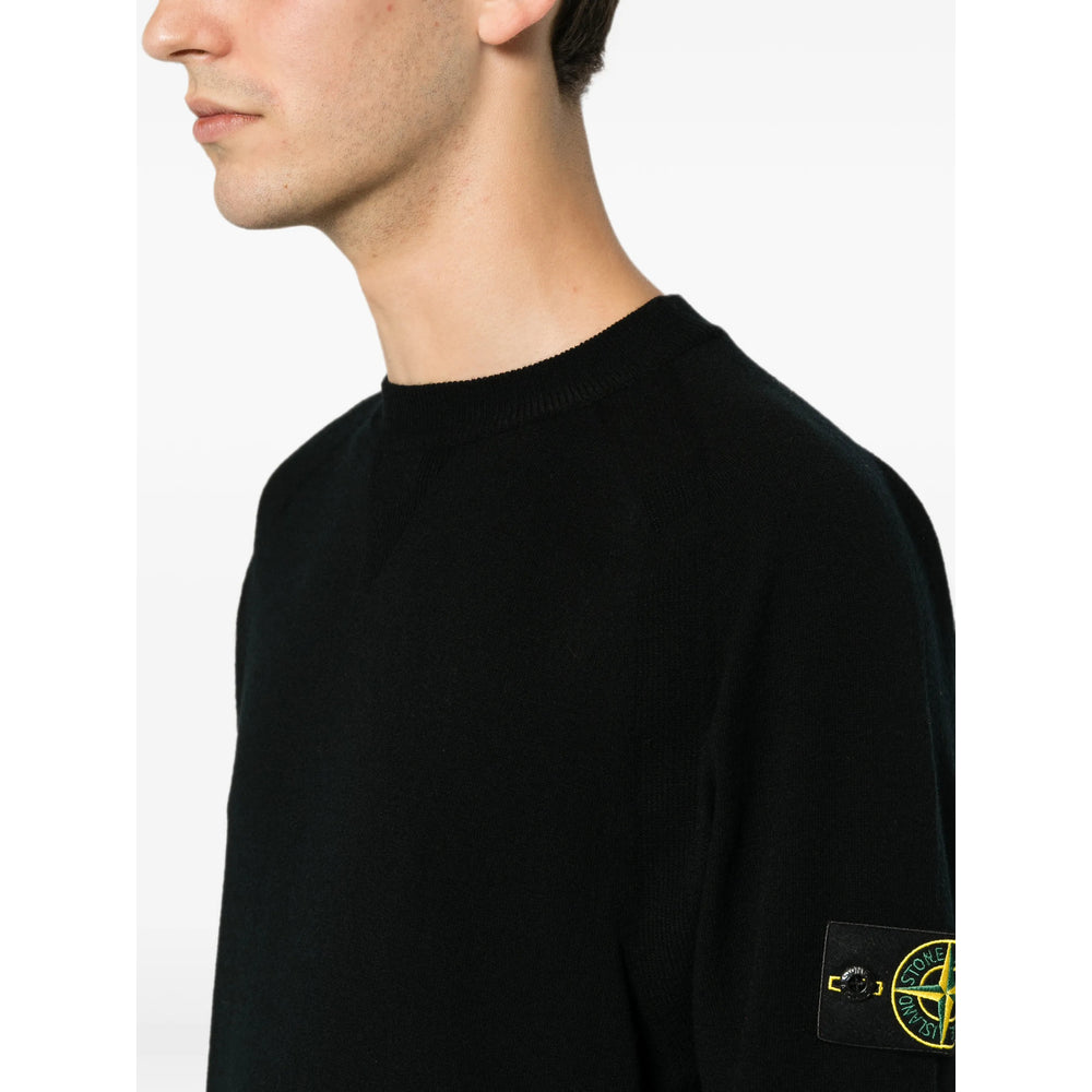 Stone Island Black Sweaters & Knitwear - Jumpers Men STONE ISLAND