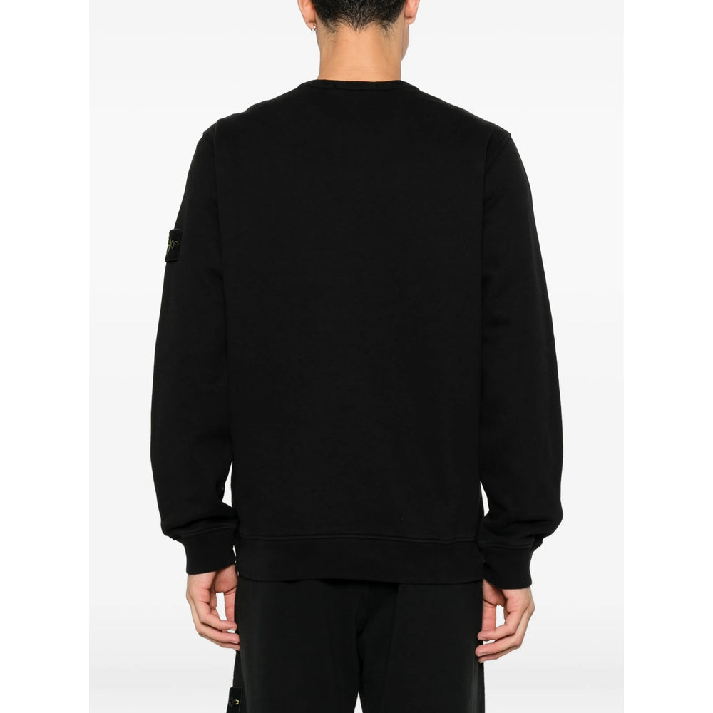 Stone Island Black Sweaters & Knitwear - Sweatshirts Men