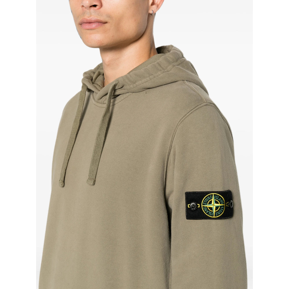 Stone Island Green Sweaters & Knitwear - Hoodies Men STONE ISLAND