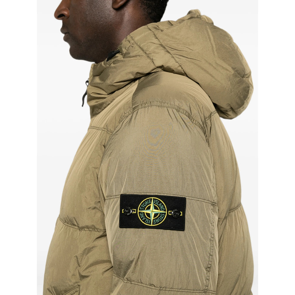 Stone Island Green Coats - Padded Coats Men STONE ISLAND