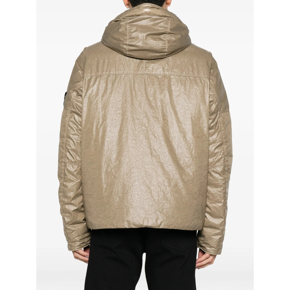 Stone Island Green Jackets - Padded & Down Jackets Men STONE ISLAND