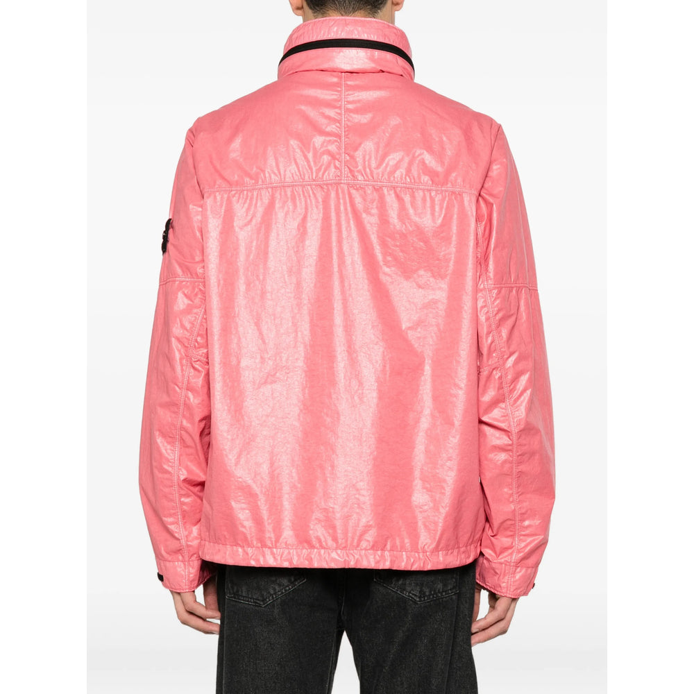 Stone Island Pink Jackets - Sport Jackets & Windbreakers Men STONE ISLAND