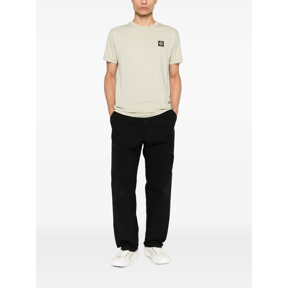 Stone Island Black Trousers - Regular & Straight-Leg Trousers Men STONE ISLAND