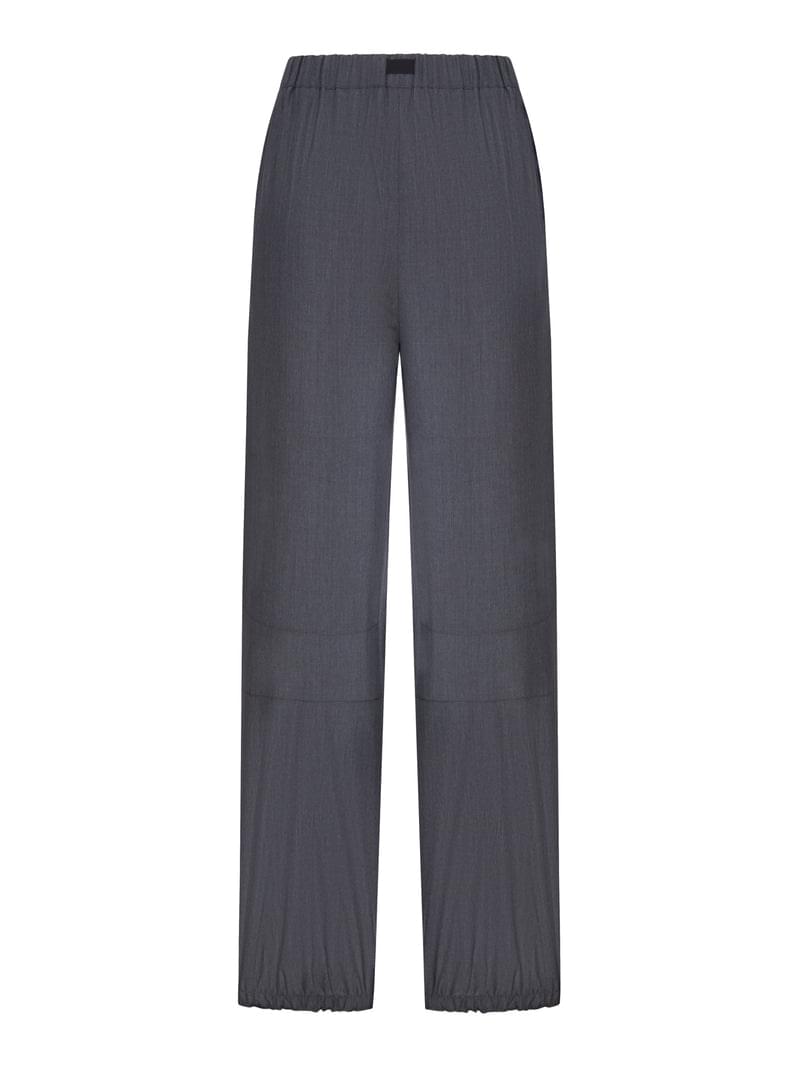 Prada Women Wool And Mohair Sports Trousers PRADA