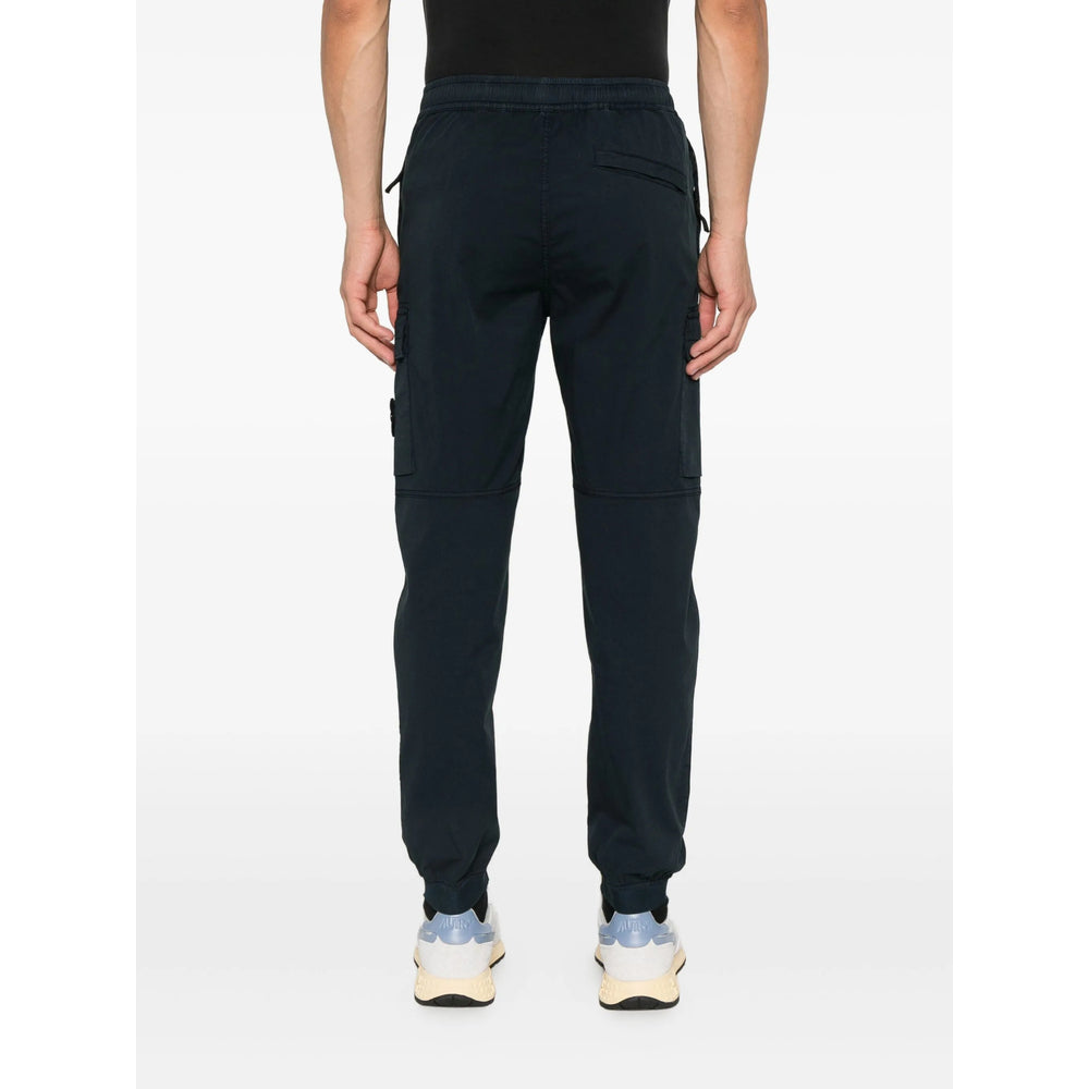 Stone Island Blue Trousers - Regular & Straight-Leg Trousers Men