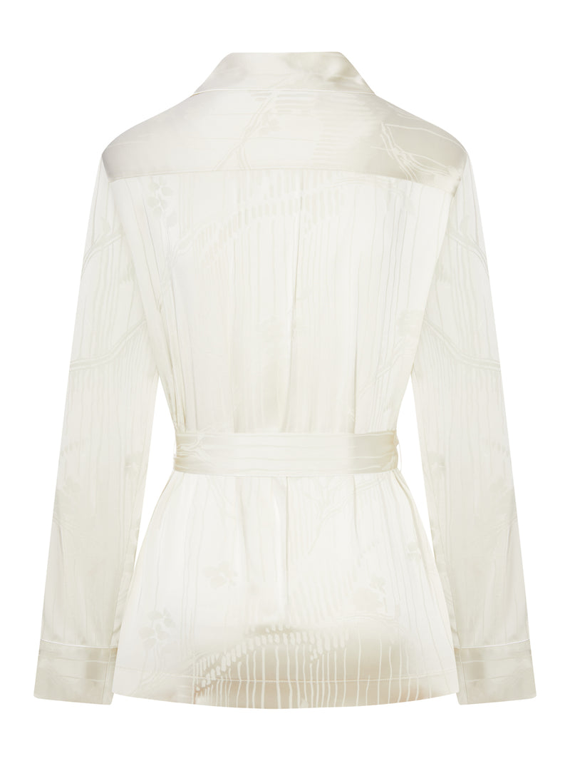 Forte Forte Women Jacquard Jacket With Waist Belt FORTE FORTE
