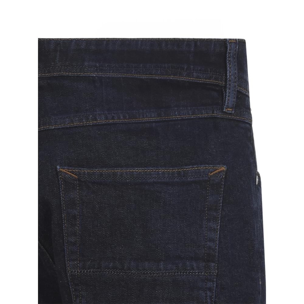 Stone Island Denim Blue Denim - Slim-Fit Jeans Men Stone Island Denim
