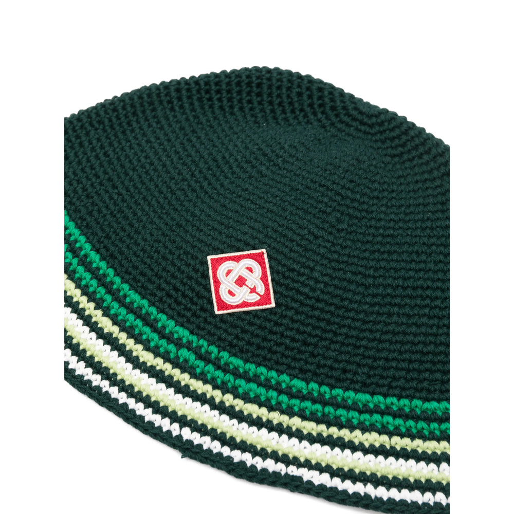 Casablanca Green Hats Men CASABLANCA