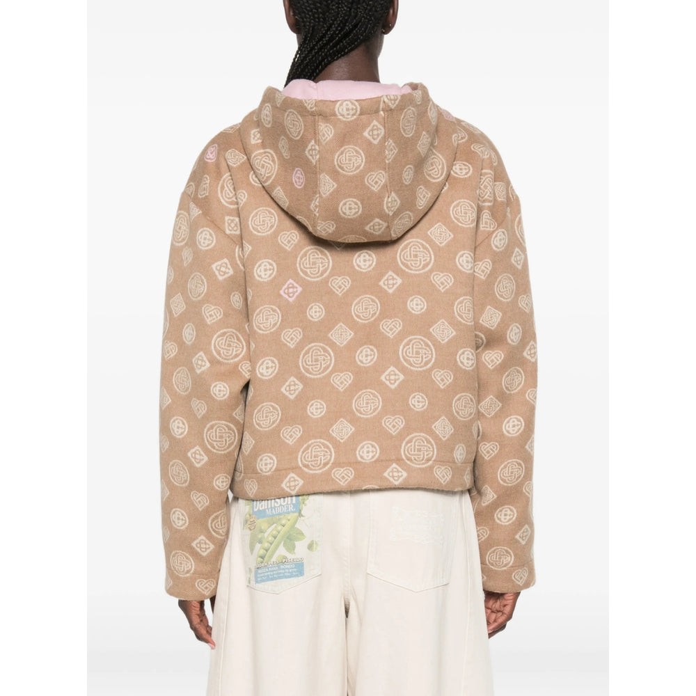 Casablanca Neutrals Tops - Hoodies Women CASABLANCA