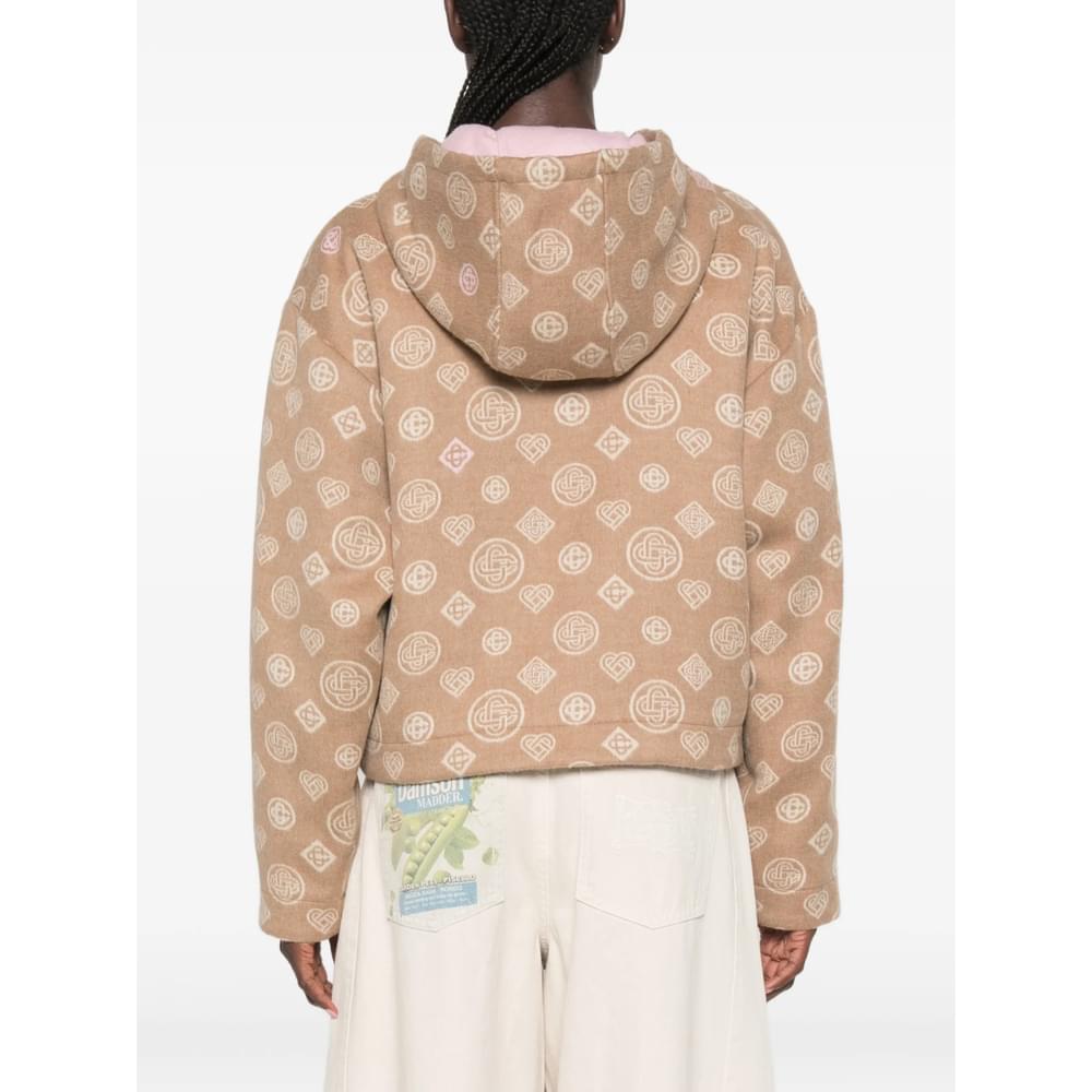 Casablanca Neutrals Tops - Hoodies Women CASABLANCA