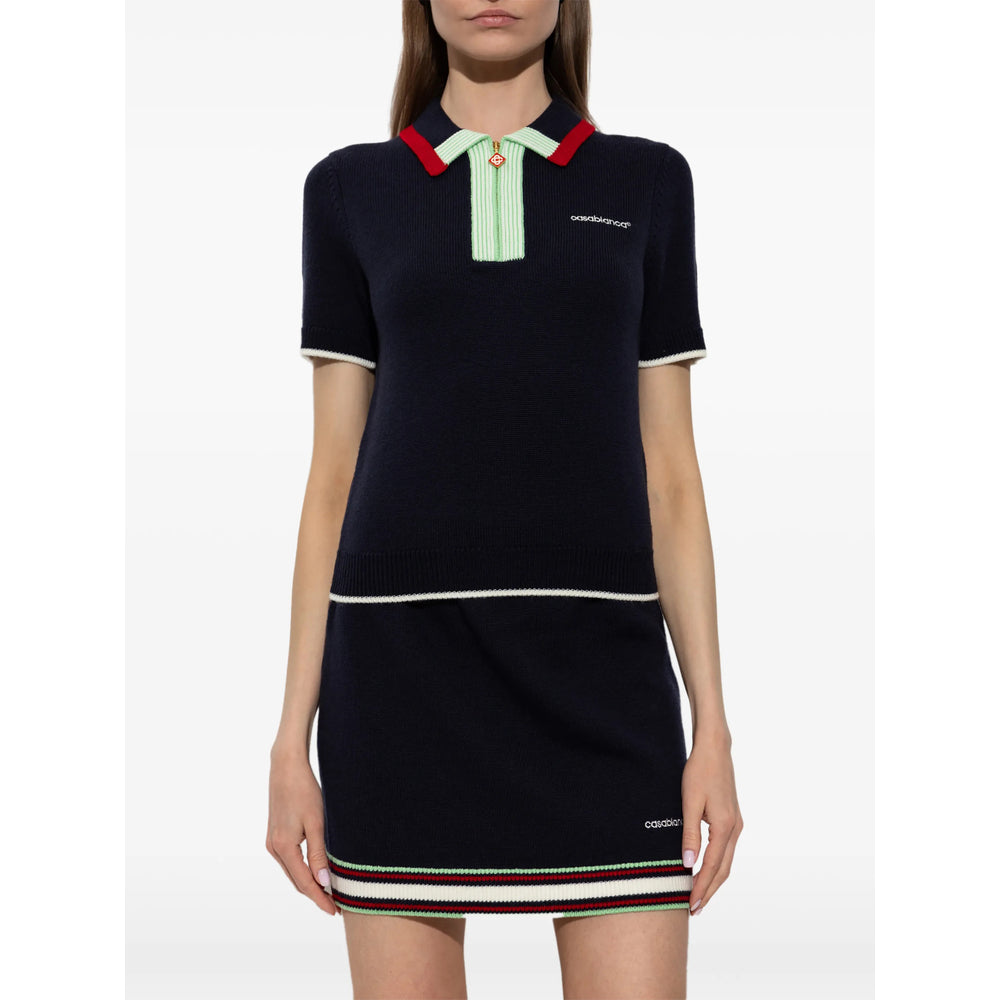 Casablanca Blue Tops - Polo Tops Women CASABLANCA