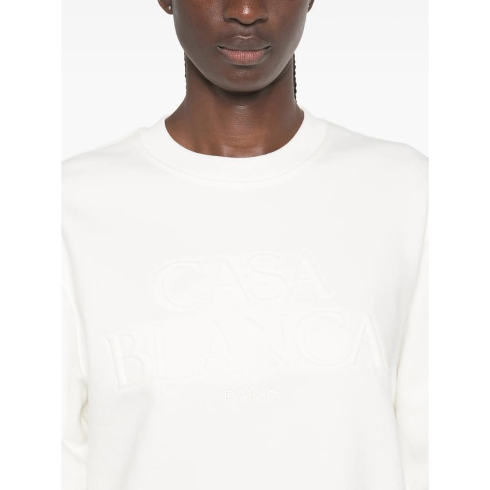 Casablanca Neutrals Tops - Sweatshirts Women CASABLANCA