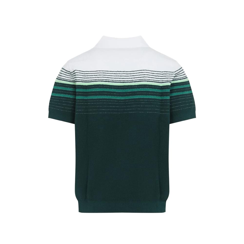 Casablanca Green Polo Shirts Men CASABLANCA