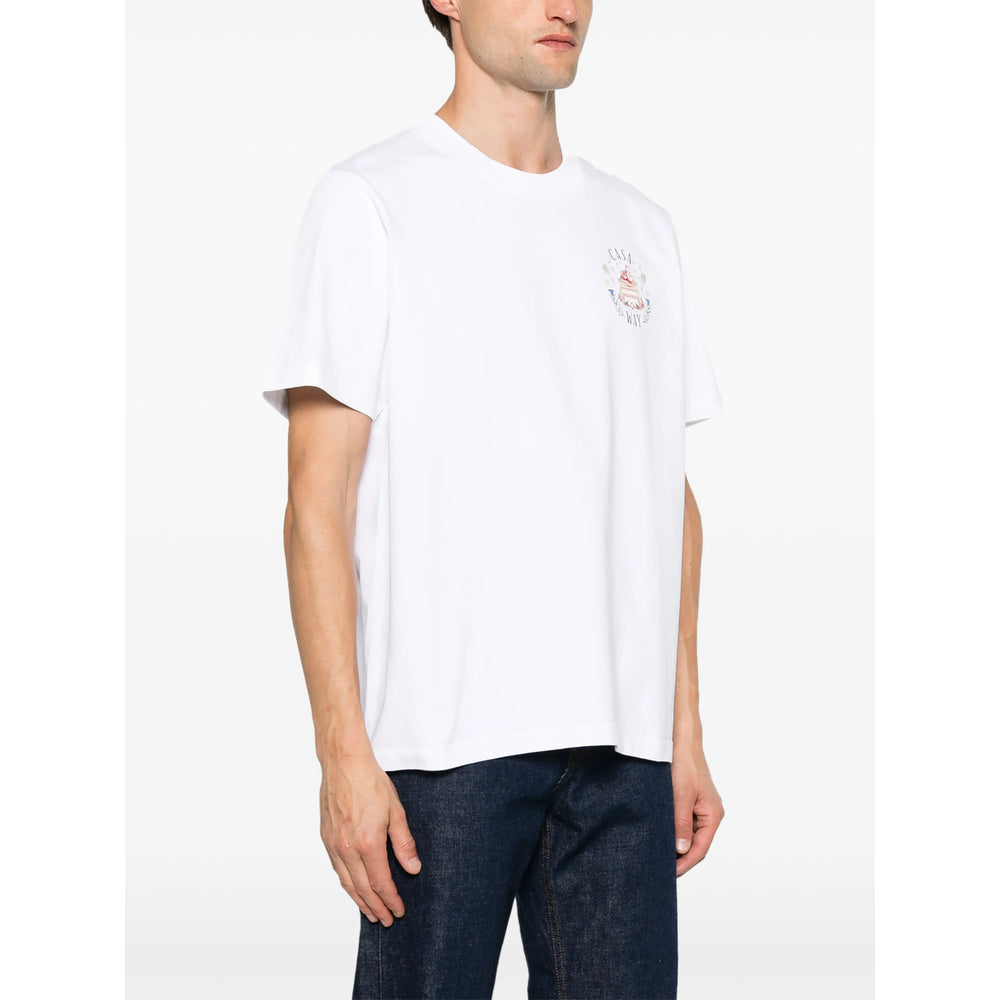 Casablanca White T-Shirts & Vests - T-Shirts Men CASABLANCA