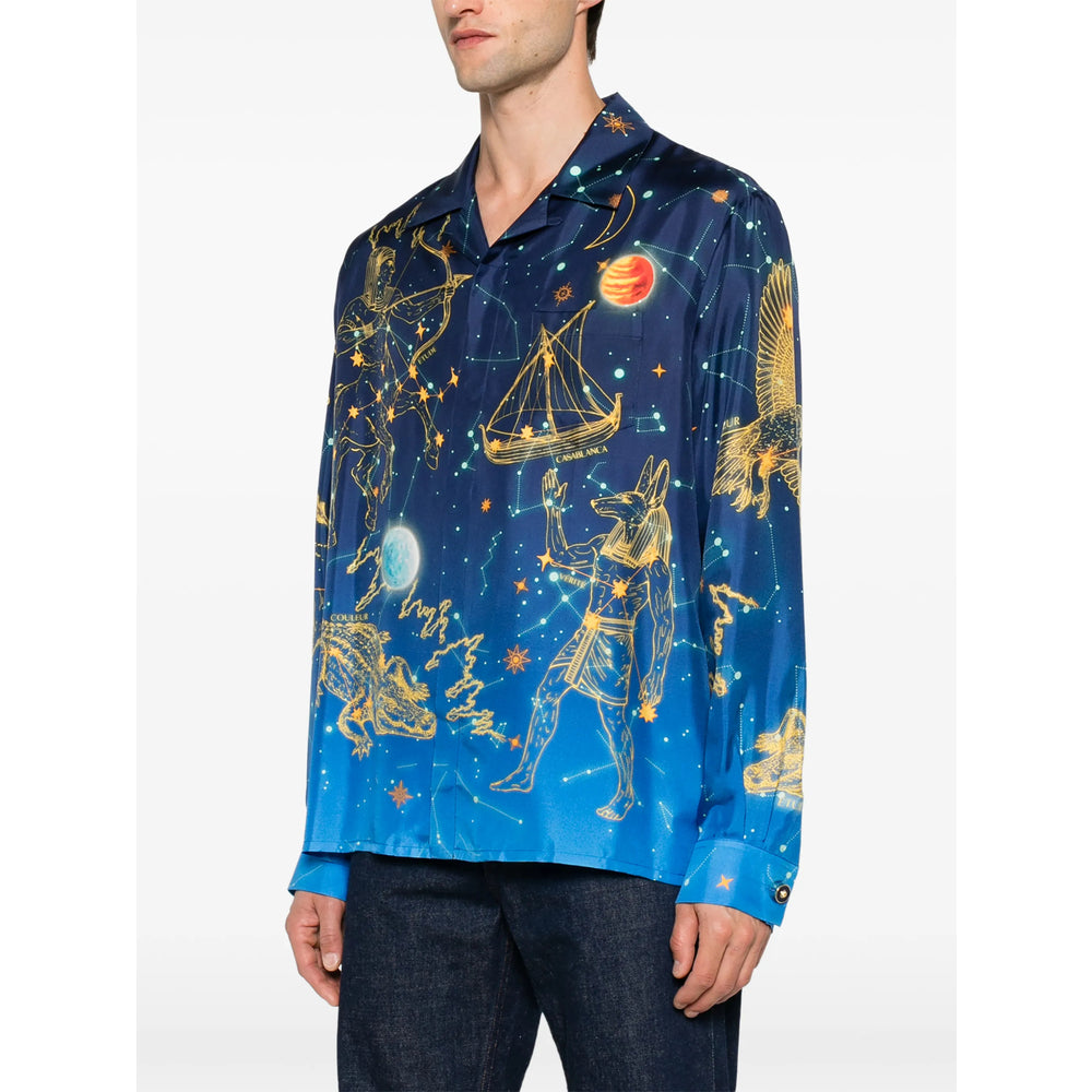 Casablanca Blue Shirts Men CASABLANCA